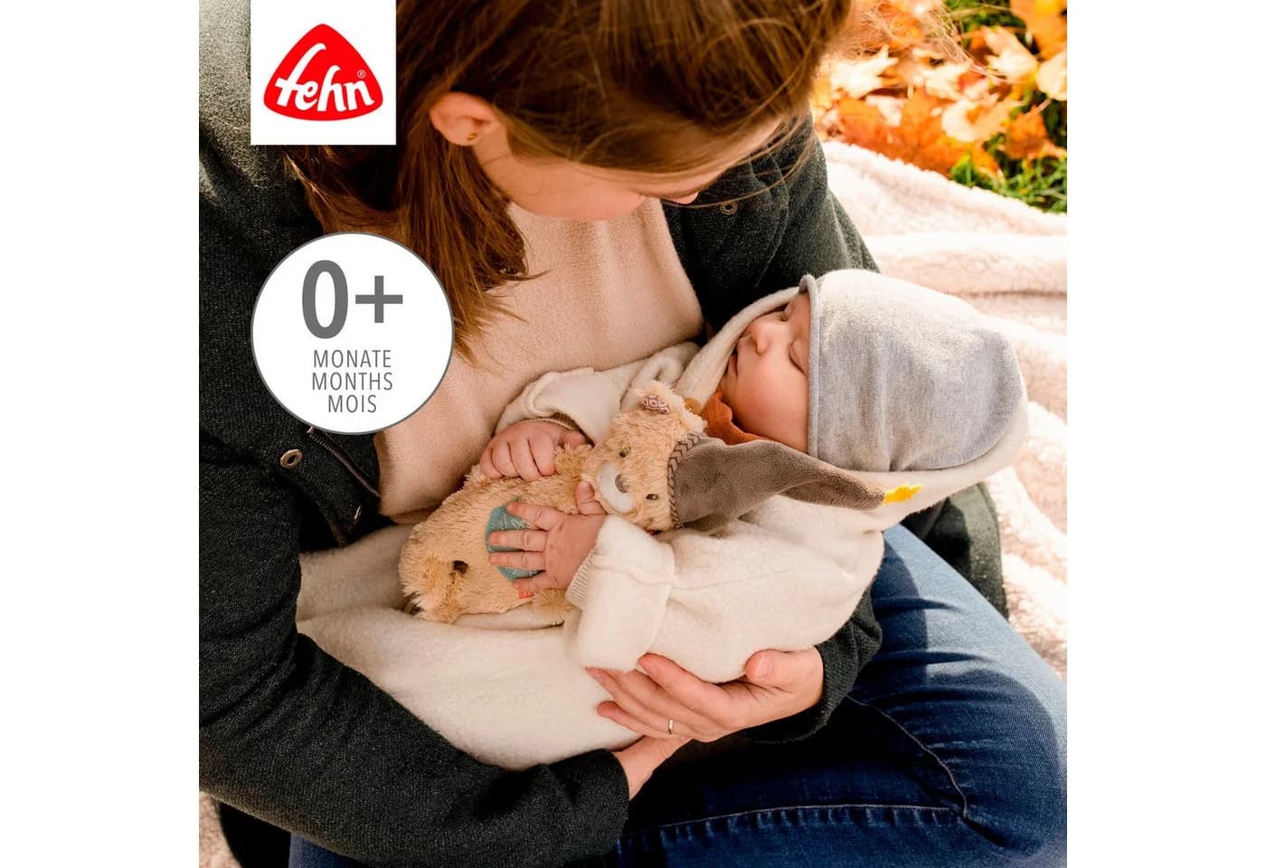 FEHN Spieluhr Bruno Bär Beige Plüsch Einschlafhilfe - Bild 3