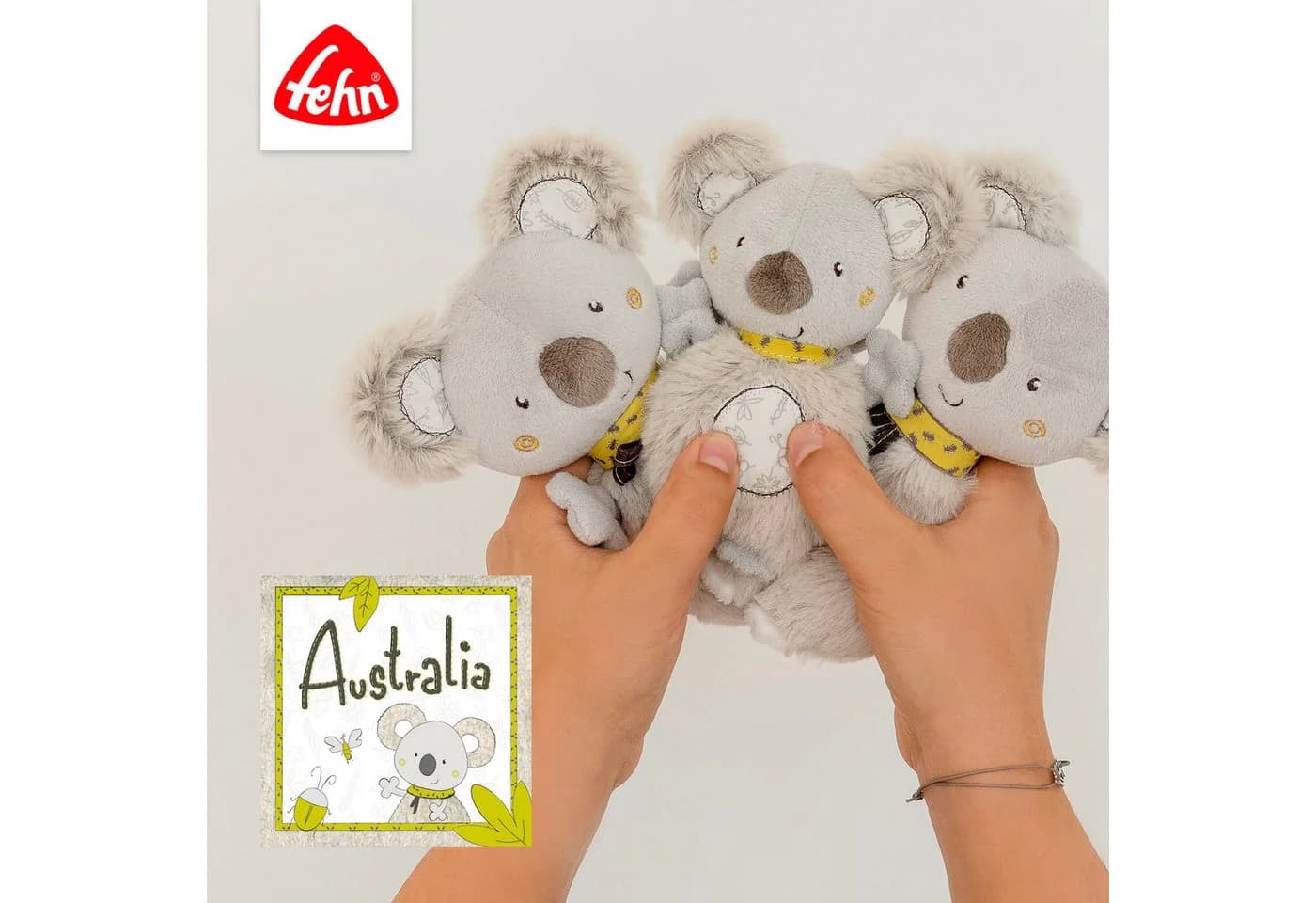 FEHN Spieluhr Australia Koala Grau Kuscheltier Einschlafhilfe - Bild 5