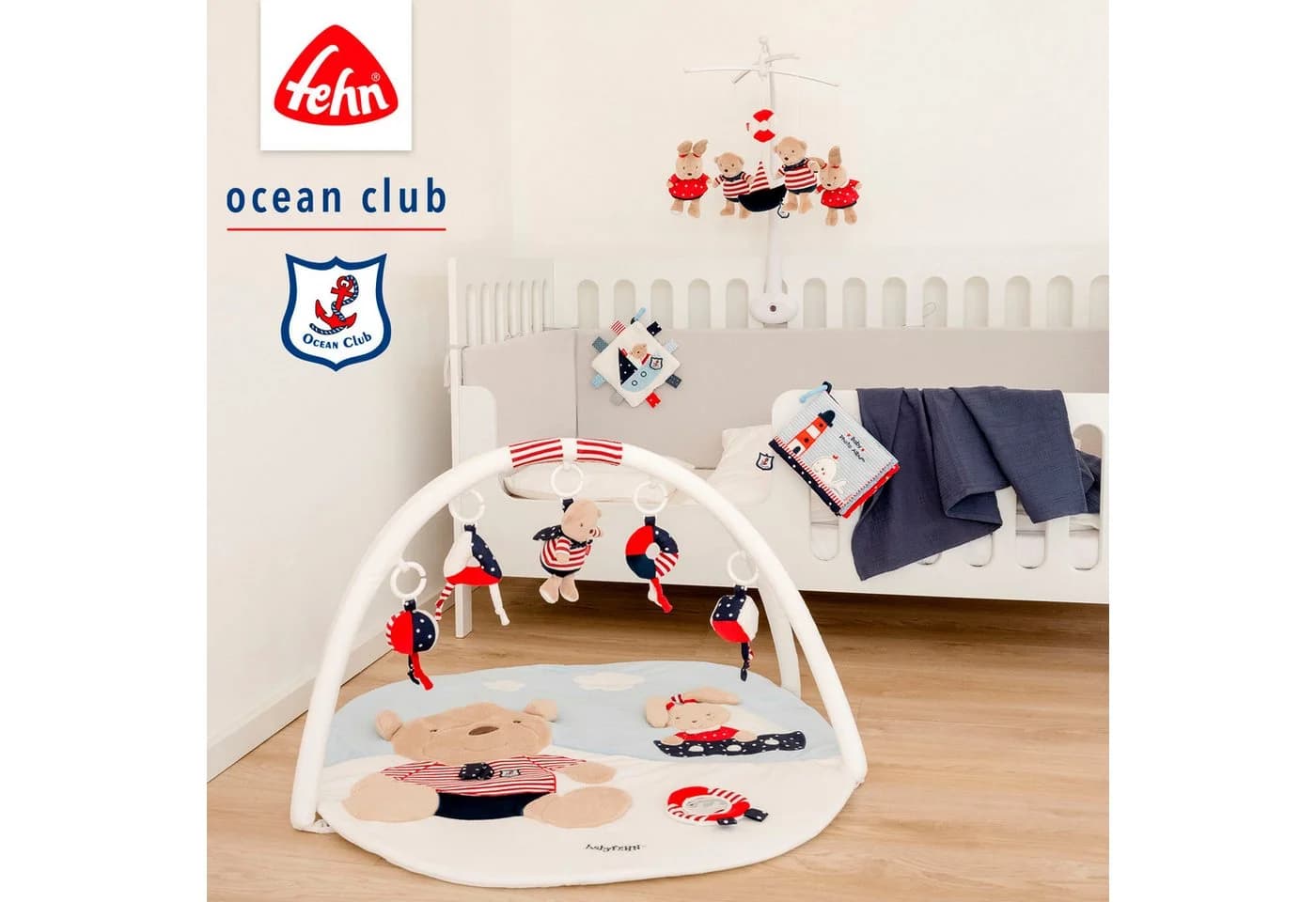 FEHN Classic Stars Ocean Club Musikmobile Bunt Rot Blau - Bild 5