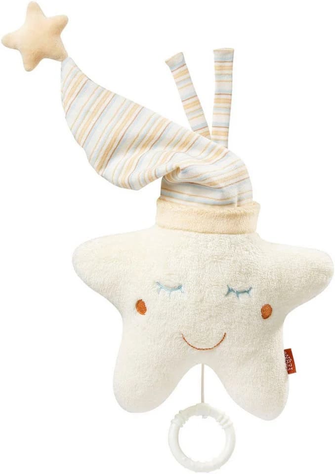 FEHN BabyLOVE Stern Spieluhr Weiß Plüsch Einschlafhilfe - Bild 2