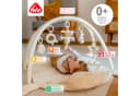 FEHN BabyLOVE Schaf 3-D-Activity-Decke Grau/Weiß mit Krabbeldecke Bild 3