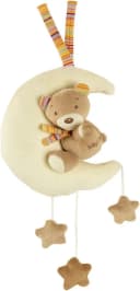 FEHN Spieluhr Teddy im Mond Braun Einschlafhilfe Bild 2