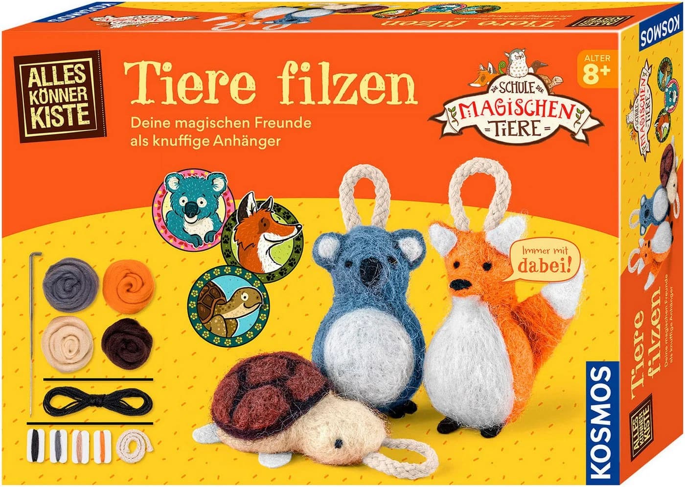 Kosmos Kreativset AllesKönnerKiste - Die Schule der magischen Tiere filzen - Bild 2