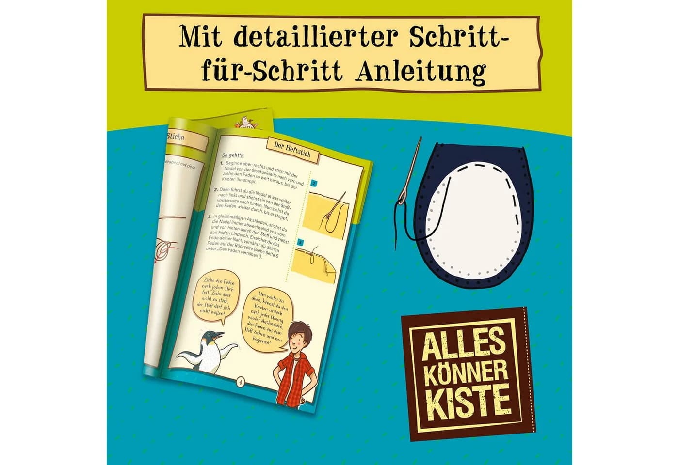 Kosmos Kreativset Nähspaß mit Juri - Die Schule der magischen Tiere - Bild 4