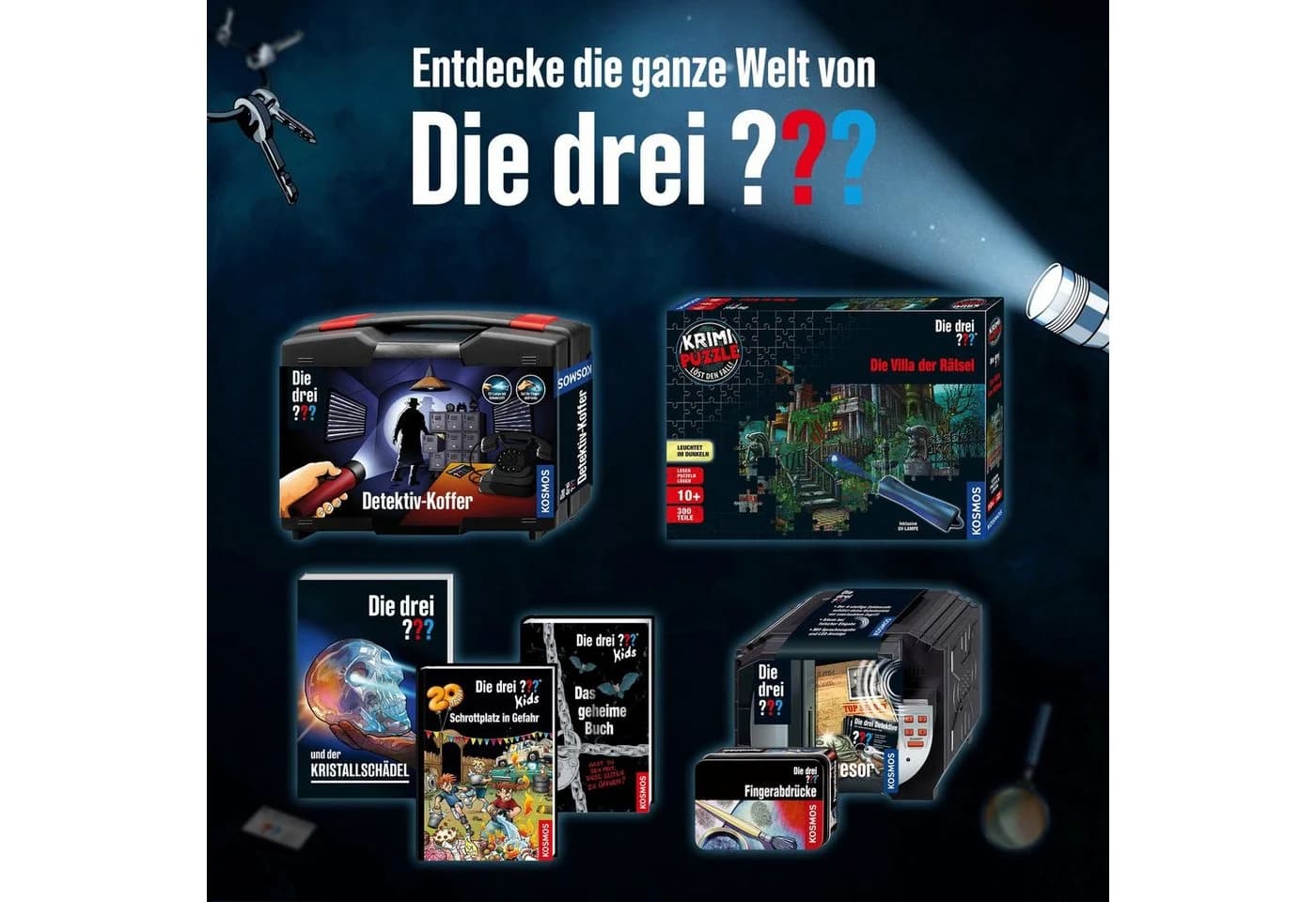 Die drei ??? Alarmanlage mit Chipkarte - Kosmos Experimentierkasten - Bild 3