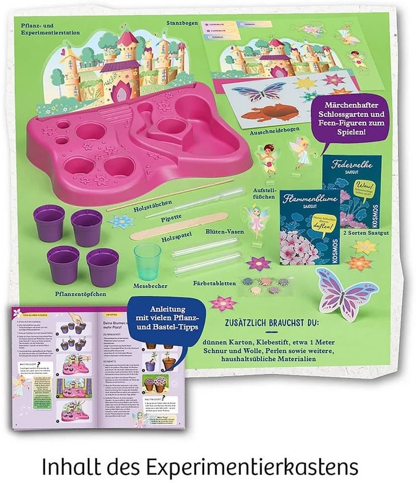 KOSMOS Feen-Garten Experimentierkasten - Züchte zauberhaftes Blütenmeer - Bild 4