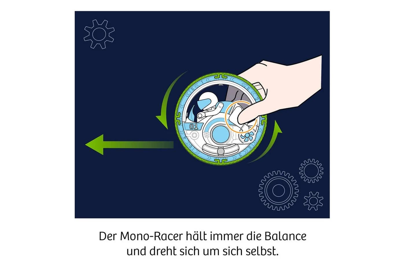 Kosmos Experimentierkasten Fun Science Mono Racer - Physik-Set - Bild 5