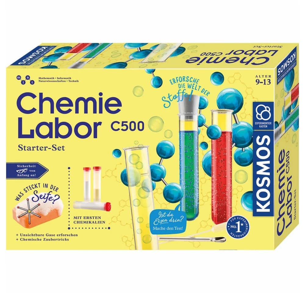 Kosmos Chemielabor C500 Experimentierkasten für Kinder ab 9 Jahren - Bild 2
