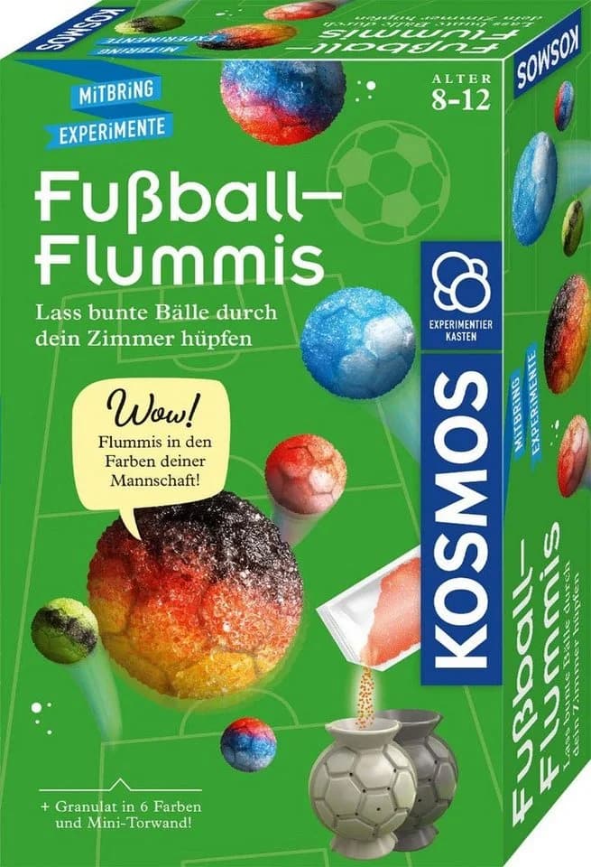 Kosmos Experimentierkasten Fußball-Flummis Bunt