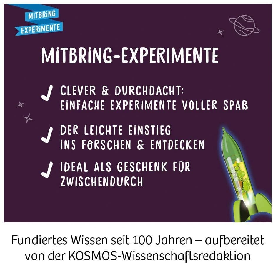 Kosmos Experimentierkasten Space Bubbles Blubber-Rakete mit LED-Lampe - Bild 5