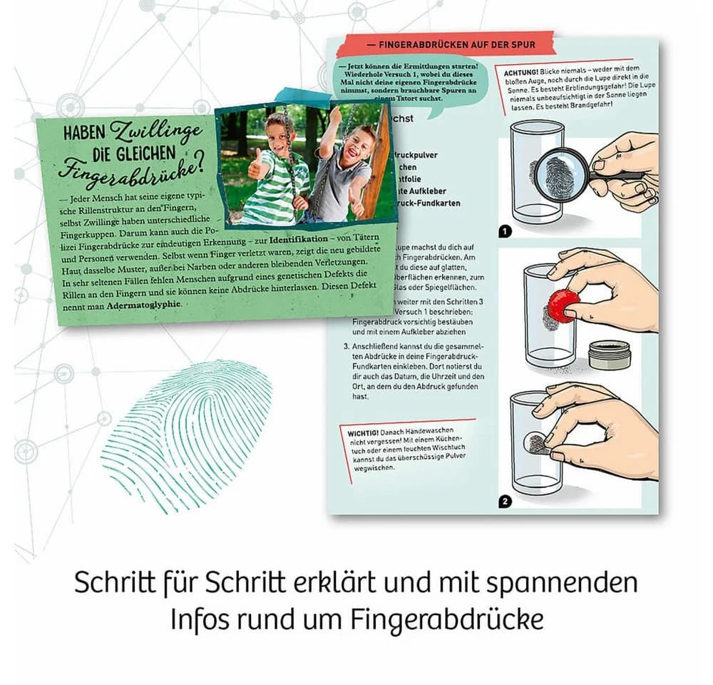 Kosmos Kreativset Finger-Abdrücke Experimentierkasten - Bild 5