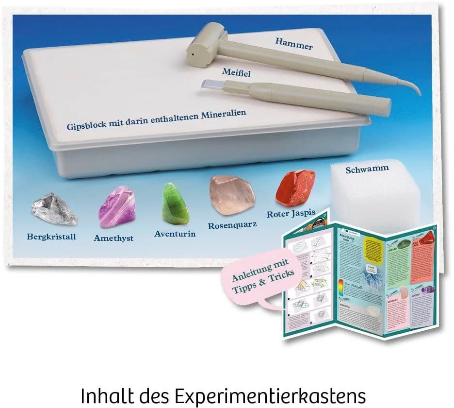 Kosmos Experimentierkasten Mineralien - Ausgrabungsspiel für Kinder ab 7 Jahren - Bild 3