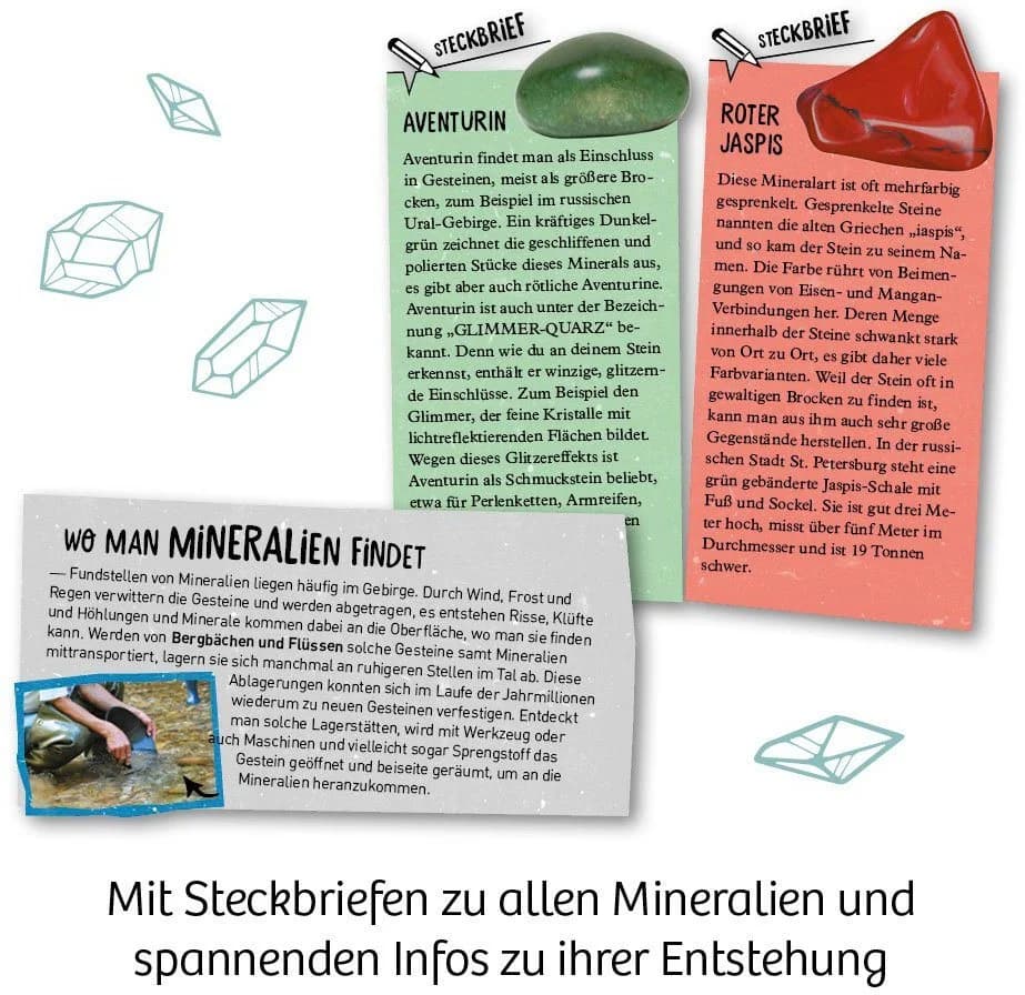 Kosmos Experimentierkasten Mineralien - Ausgrabungsspiel für Kinder ab 7 Jahren - Bild 4