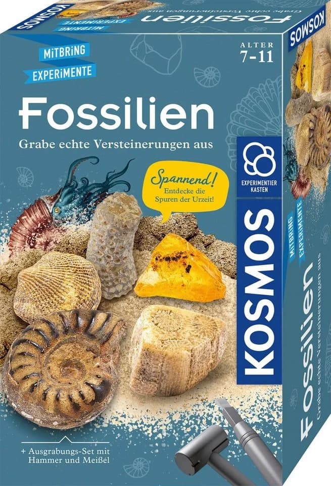 Kosmos Experimentierkasten Fossilien - Echte Fossilien ausgraben - Bild 2