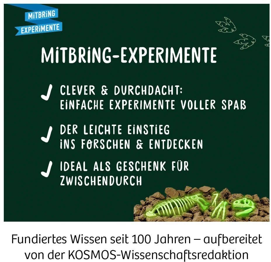 Kosmos Experimentierkasten Nachtleuchtender T-Rex Dinosaurier - Bild 5