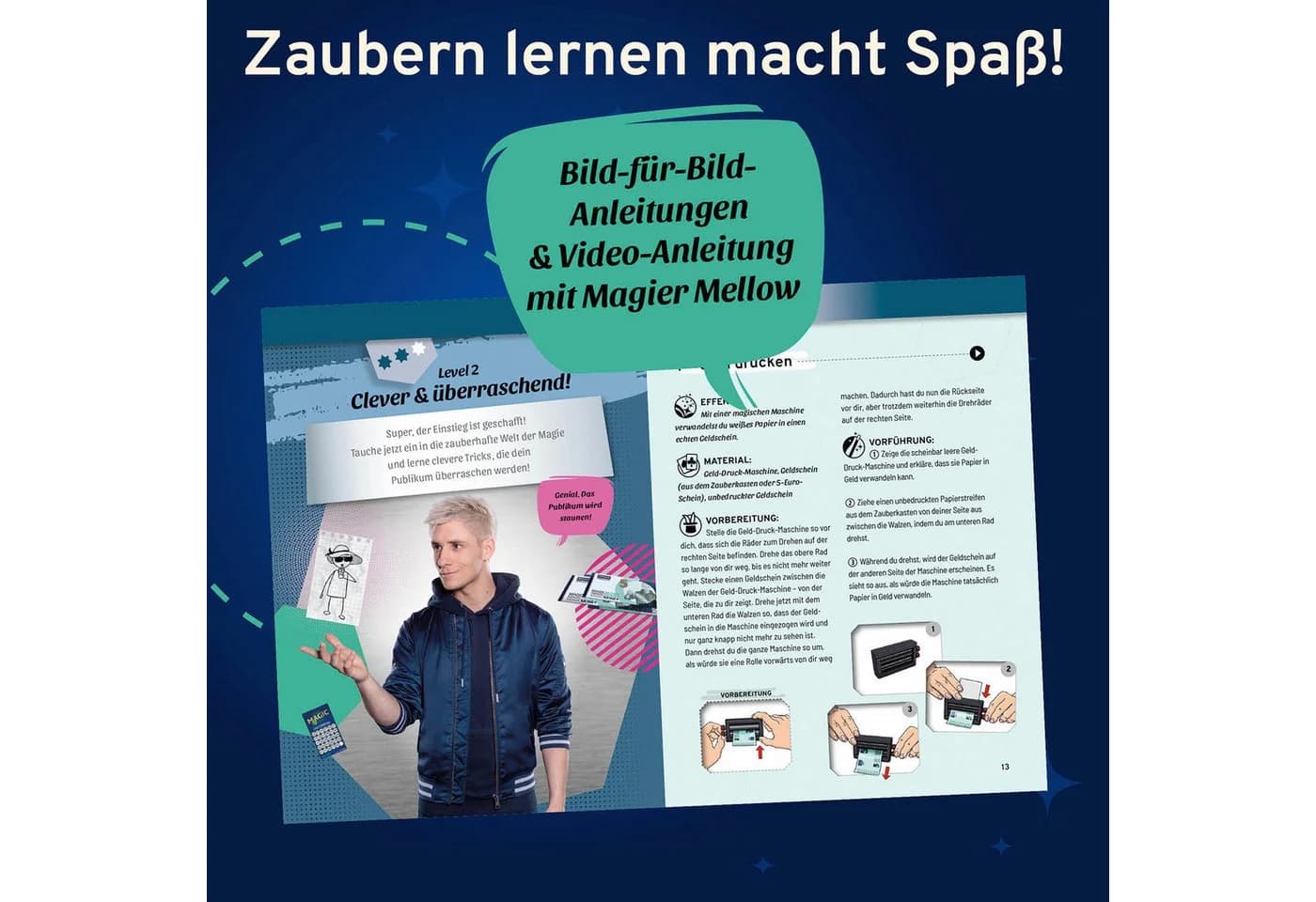 Kosmos Zauberkasten MAGIC to go - 15 Tricks Bunt - Bild 4