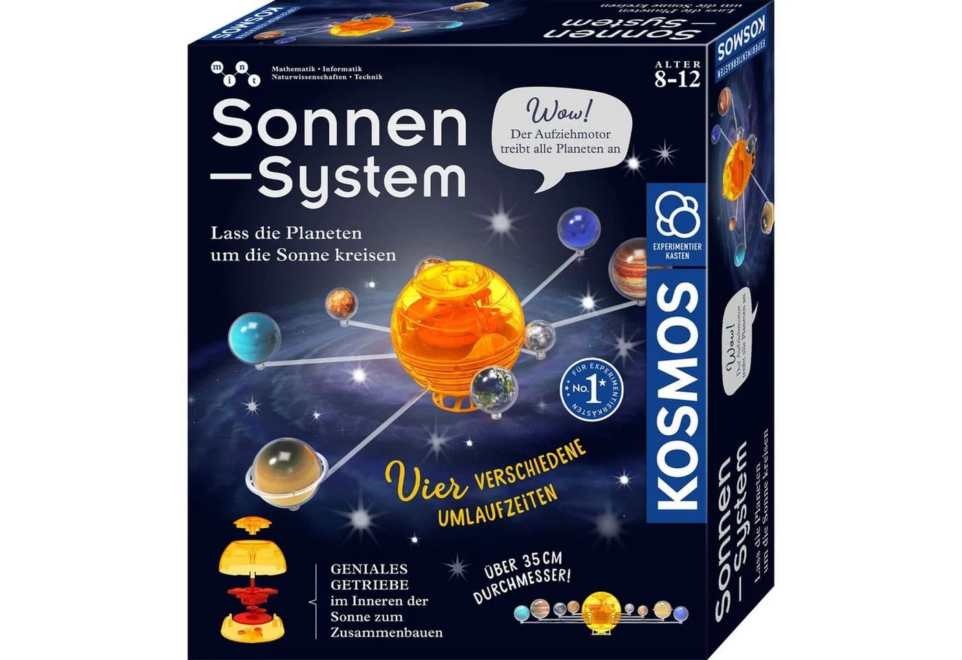 Kosmos Sonnensystem Lernspielzeug mit Aufziehmotor 35 cm - Bild 2