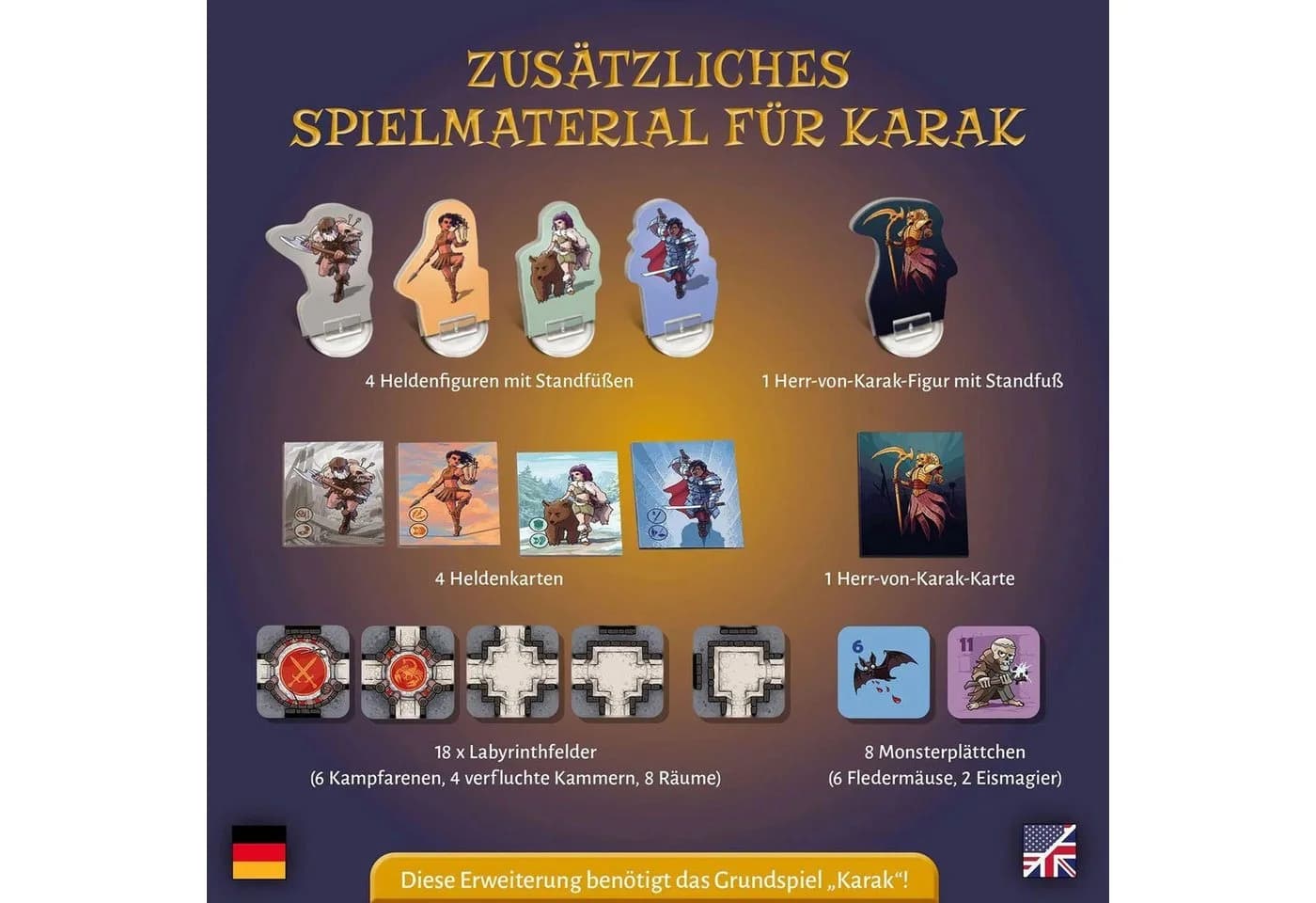 Kosmos Karak - Regent Erweiterung Brettspiel für 2-5 Spieler ab 7 Jahren - Bild 3