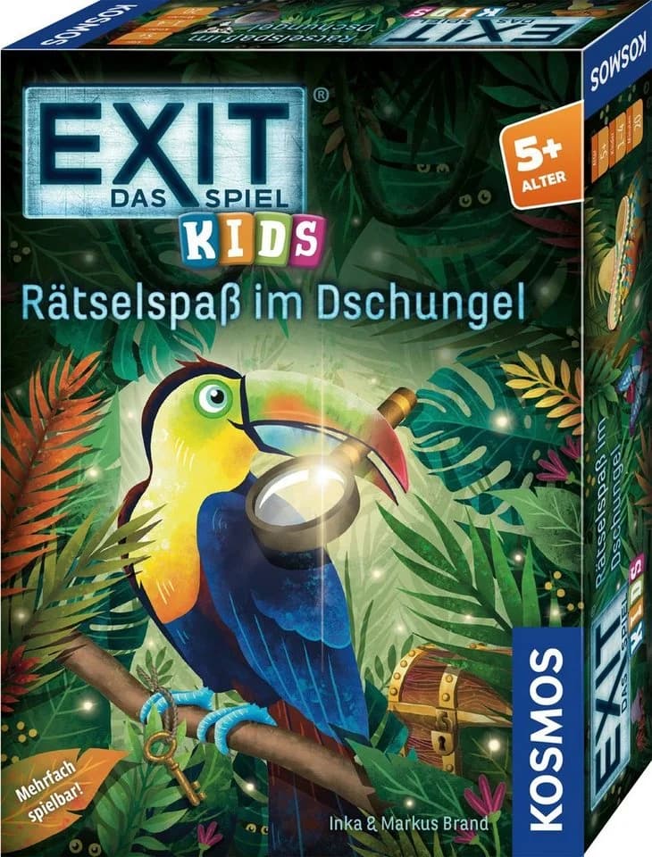 Kosmos EXIT Kids: Rätselspaß im Dschungel - Kinderspiel Made in Germany - Bild 2