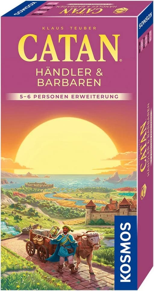 Kosmos CATAN Händler & Barbaren 5/6 Strategiespiel Bunt - Bild 2