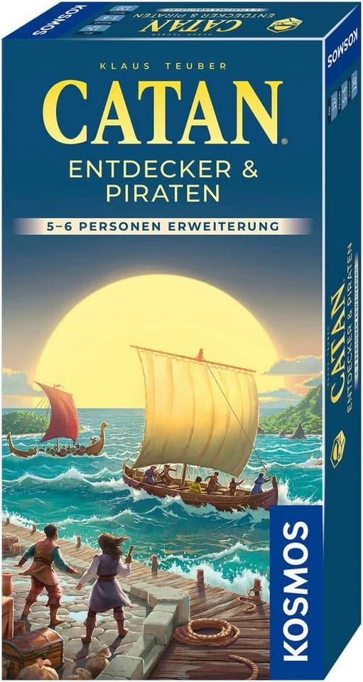 Kosmos CATAN Entdecker & Piraten Strategiespiel Bunt - Bild 2