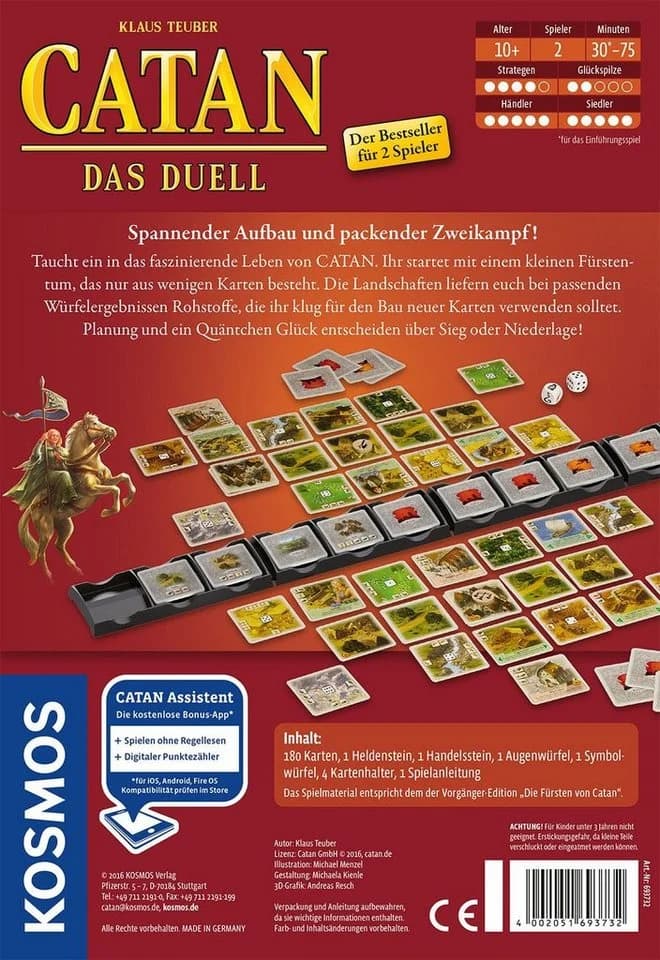 KOSMOS Catan - Das Duell Spiel Bunt