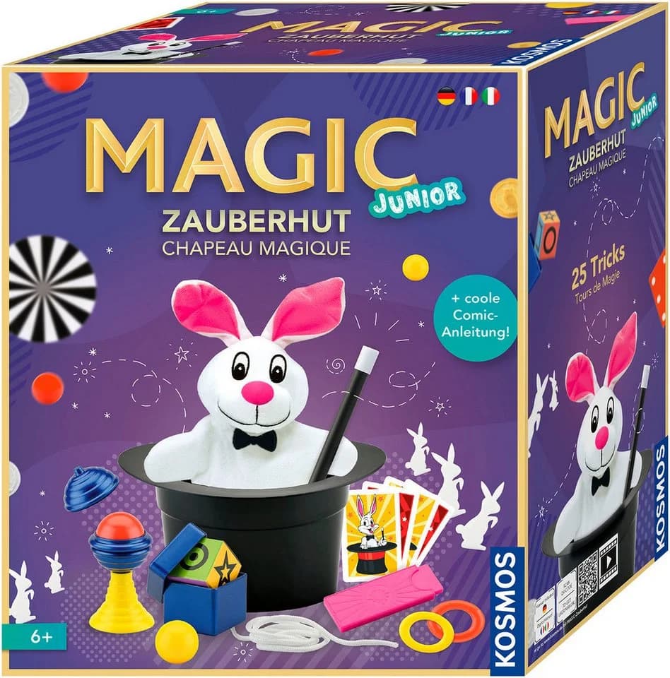 Kosmos Zauberkasten Magic Zauberhut DFI - 25 Tricks für Kinder ab 6 Jahren - Bild 2