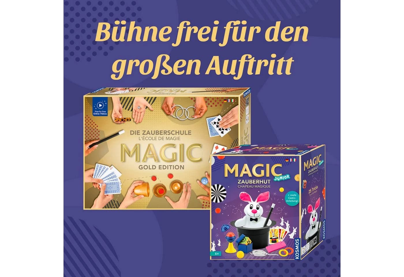 Kosmos Zauberkasten Magic Zauberhut DFI - 25 Tricks für Kinder ab 6 Jahren - Bild 3