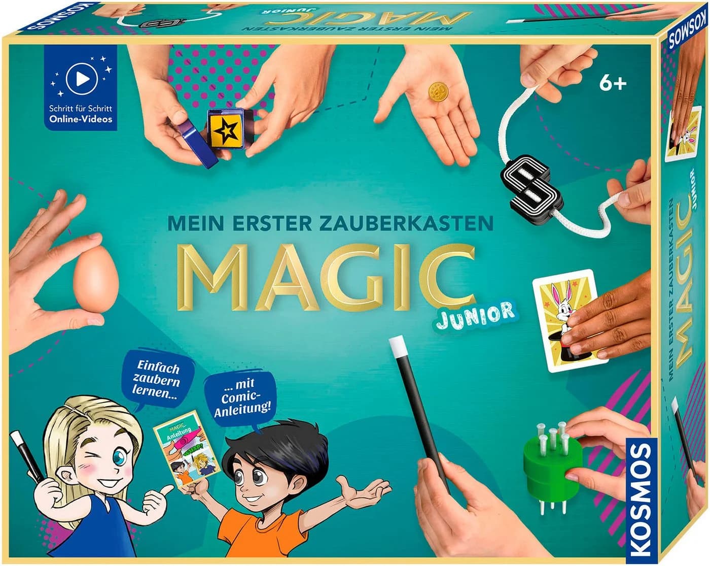 Kosmos Magic Junior Zauberkasten - 15 Zaubertricks für Kinder ab 6 Jahren - Bild 2