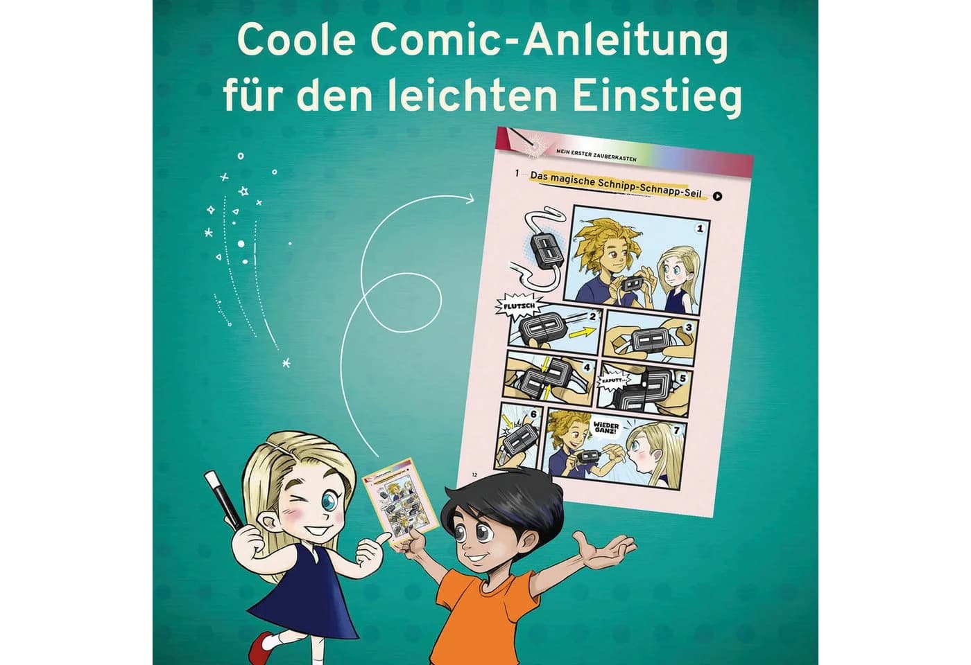 Kosmos Magic Junior Zauberkasten - 15 Zaubertricks für Kinder ab 6 Jahren - Bild 5