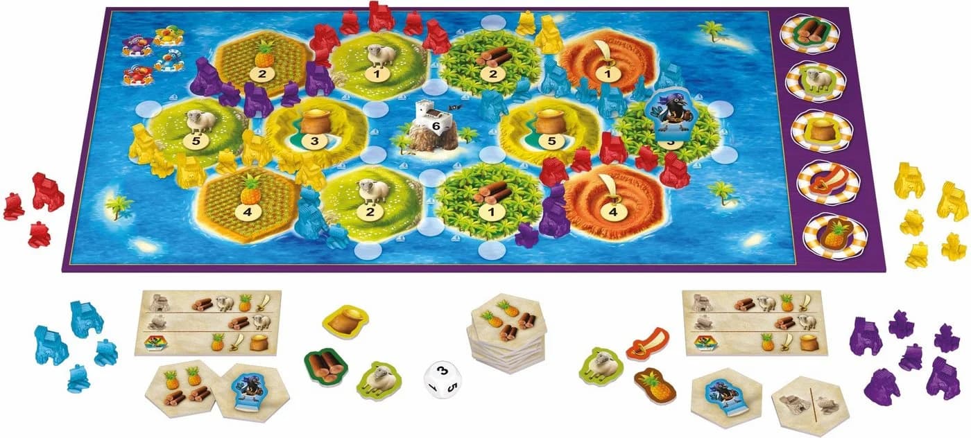 Kosmos Catan Junior Brettspiel Bunt Strategiespiel für Kids - Bild 3
