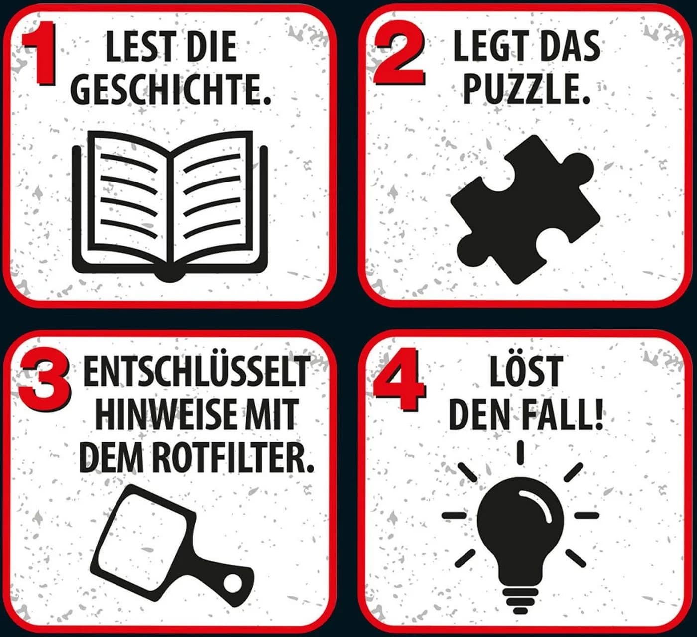 Kosmos Puzzle Krimipuzzle Die drei ??? Kids 200 Teile Leuchtet im Dunkeln - Bild 3