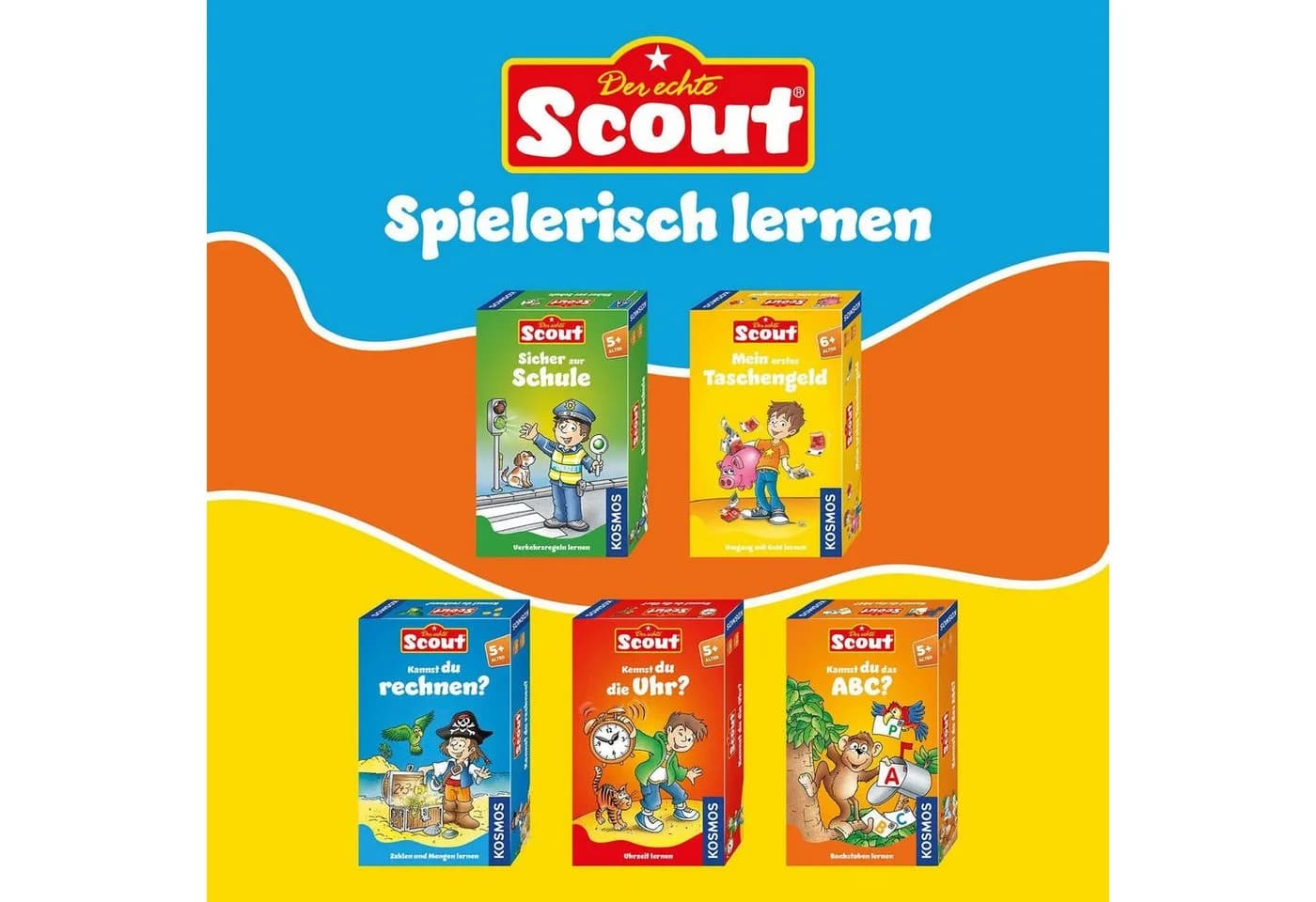 Kosmos Spiel Scout - Sicher zur Schule Lernspiel für Kinder ab 5 Jahren - Bild 5