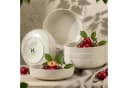 KONSIMO® Teller-Set VICTO Tafelservice Steingut Beige Glänzend 6-tlg. Bild 2