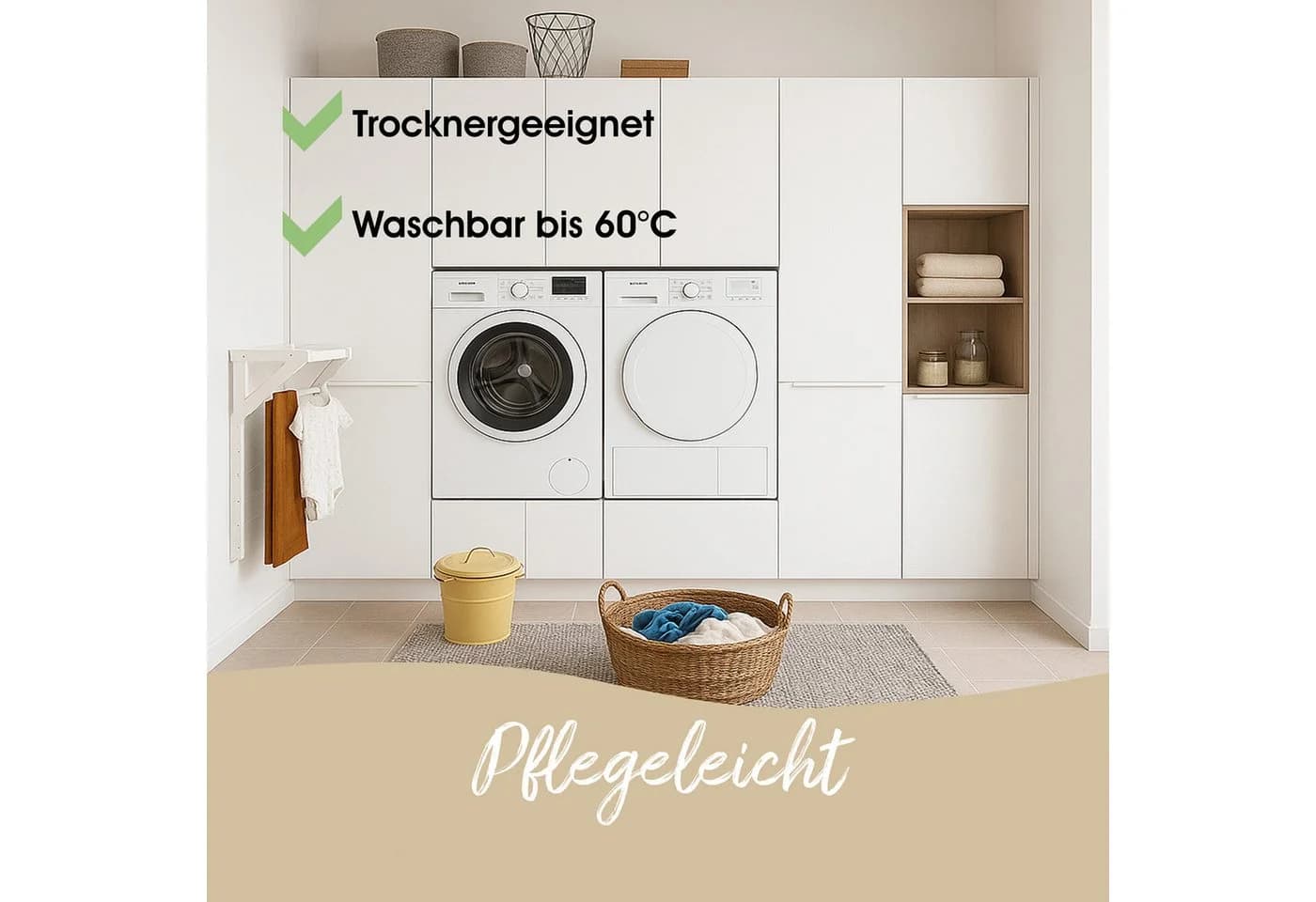 DOBNIG Bettwäsche Flanell 2-teilig Grün Streifen - Bild 4