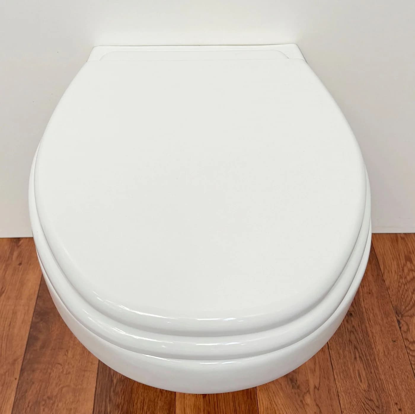 ADOB WC-Sitz "Milano" Weiß Duroplast mit Rückbrett - Bild 3