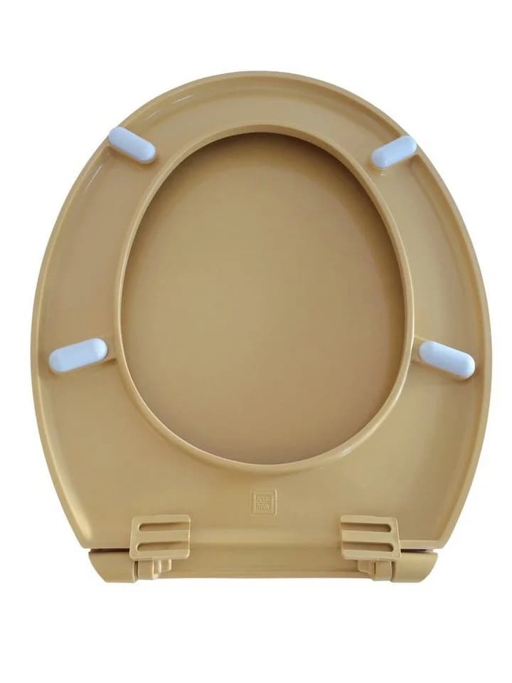 ADOB WC-Sitz Riva Curry Gelb Duroplast Oval - Bild 3