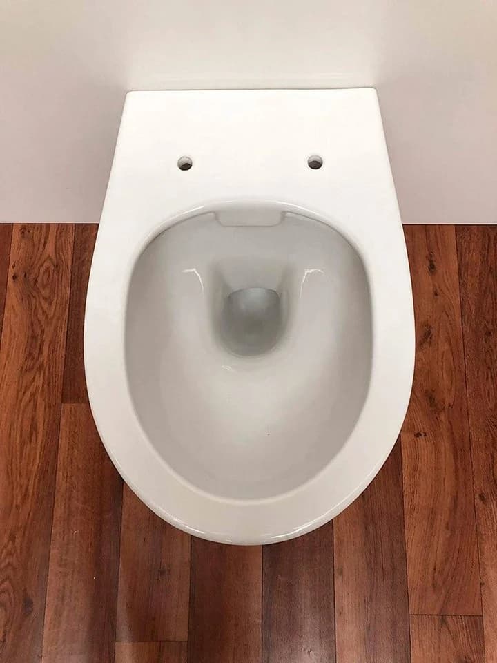 ADOB Tiefspül-WC weiß spülrandlos wandhängend