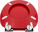 ADOB WC-Sitz Apfel Rot mit Absenkautomatik und Hochglanz-Oberfläche Bild 4