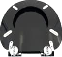 ADOB WC-Sitz mit SoftClose und Kunstleder-Kissen Schwarz Bild 5