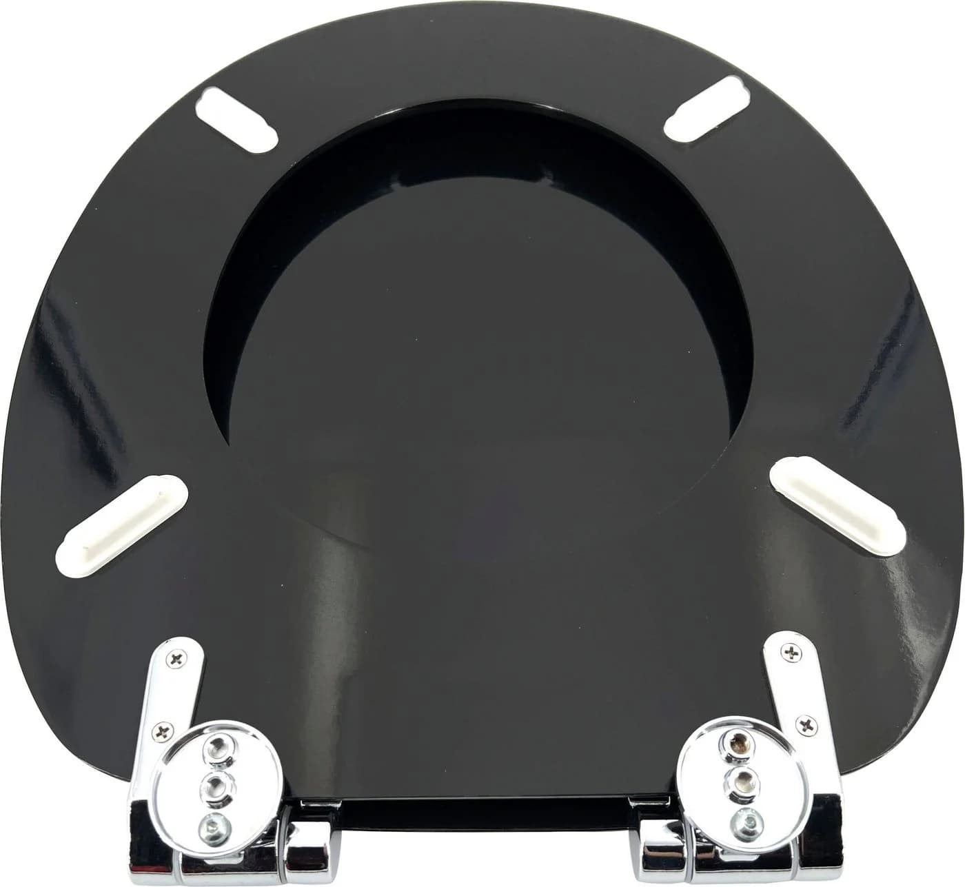ADOB WC-Sitz mit SoftClose und Kunstleder-Kissen Schwarz - Bild 5