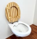 ADOB WC-Sitz Bambus Modern-Schaufel Form Beige Bild 4