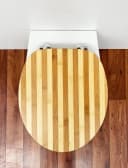 ADOB WC-Sitz Bambus Modern-Schaufel Form Beige Bild 5