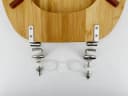 ADOB WC-Sitz Bambus Dunkelbraun D-Form Hochglanz Bild 5