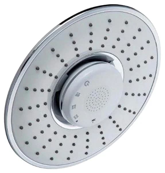 ADOB Regenduschkopf mit Bluetooth-Lautsprecher Grau