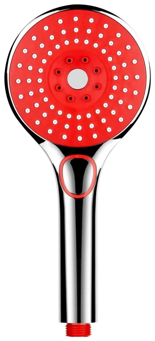 ADOB Handbrause Maestral III Rot Chromfarben 3 Funktionen