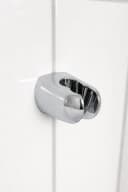 ADOB Brausehalter Starr Grau Chromfarben Wandhalter Bild 3