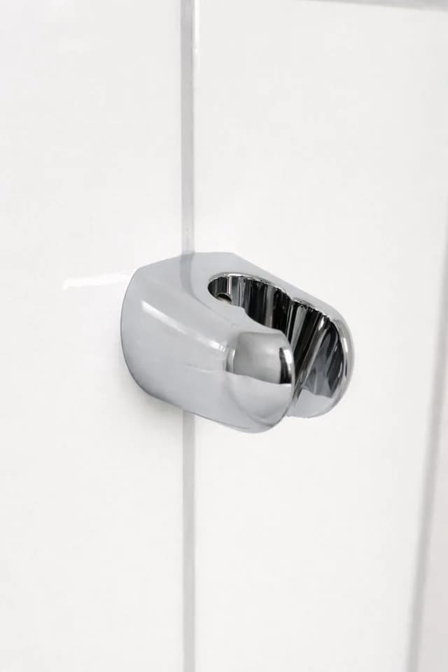 ADOB Brausehalter Starr Grau Chromfarben Wandhalter - Bild 3