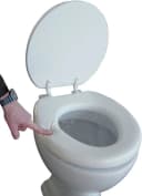 ADOB WC-Sitz Soft Weiß Kunststoff Geopolstert Oval Bild 2
