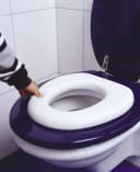 ADOB Softy Kinder-WC-Sitz Weiß Kunststoff Gepolstert Bild 4